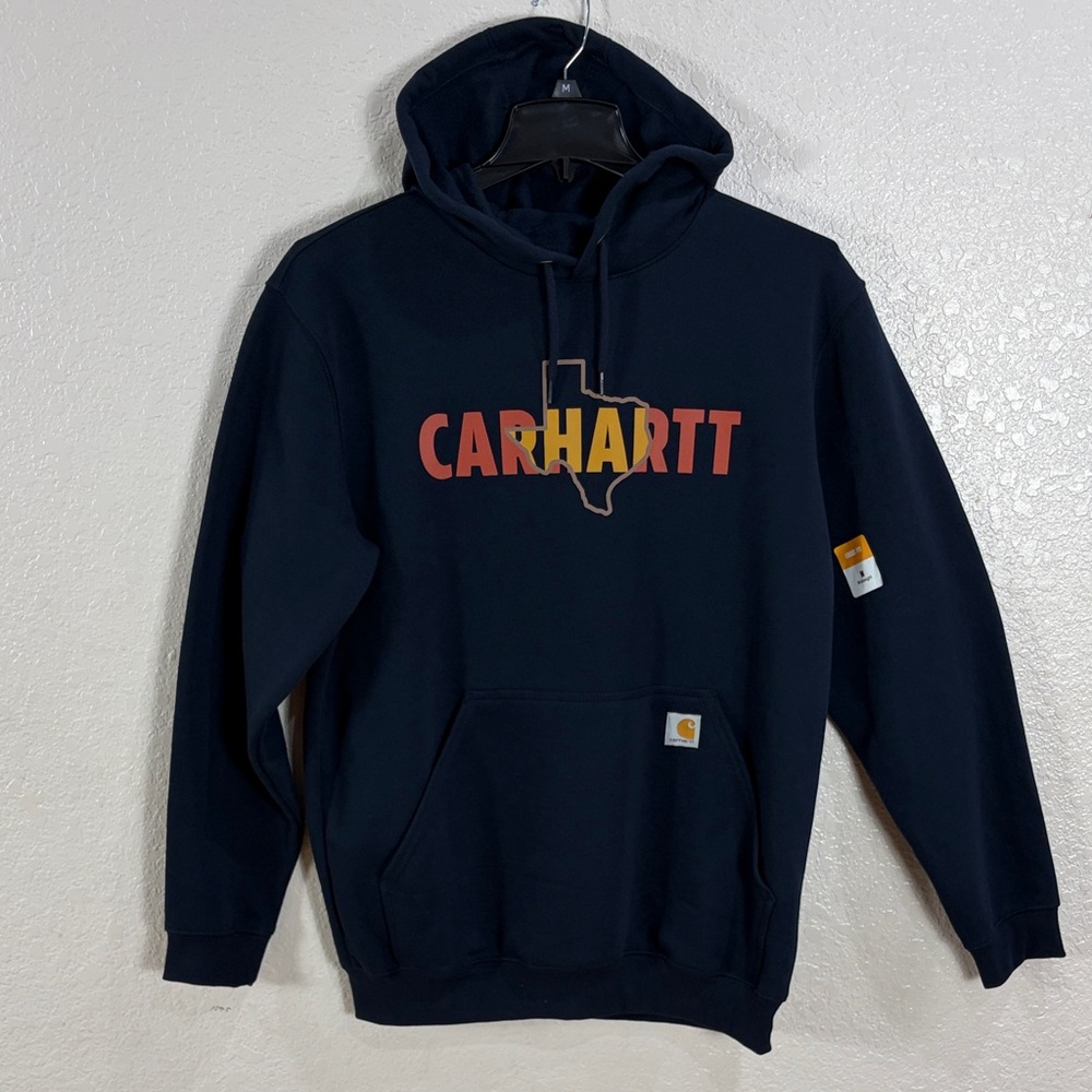 Carhartt Men's Navy Hoodie Sweater,Size M